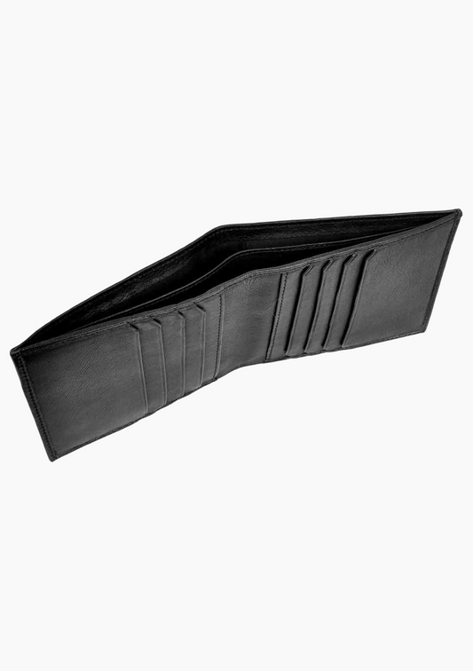 OHM Vertical Card Slot Leather Wallet - Velora