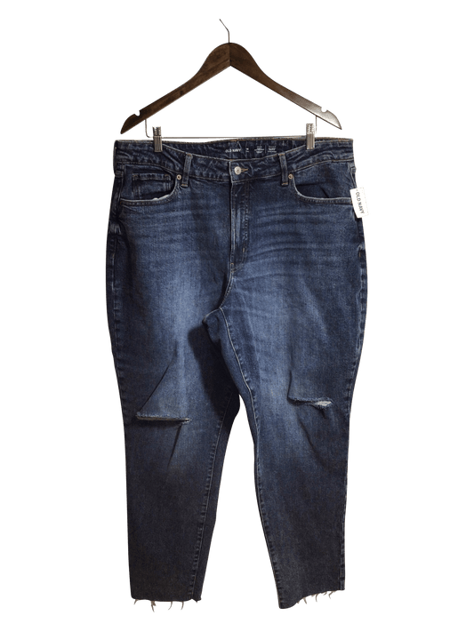 OLD NAVY Women Straight-Legged Jeans Regular fit in Blue - 18 - Velora Luxury Fashion