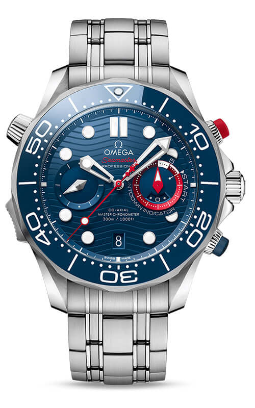 Omega Seamaster Diver 300M Master Chronometer Chronograph America's Cup 210.30.44.51.03.002 - Velora