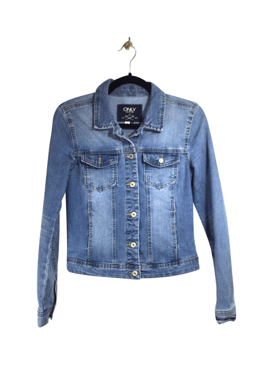 ONLY Women Denim Jackets Regular fit in Blue - 36 - Velora Luxury Fashion