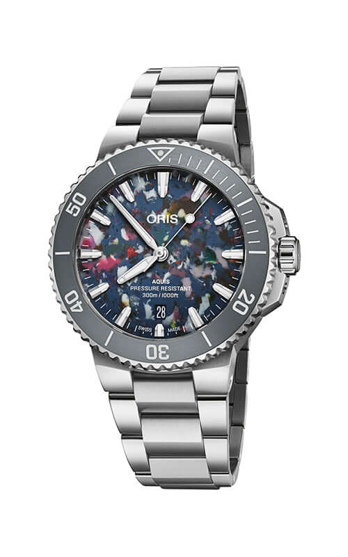 Oris Aquis Date Upcycle Watch 01 733 7787 4150-07 8 22 04PEB - Velora