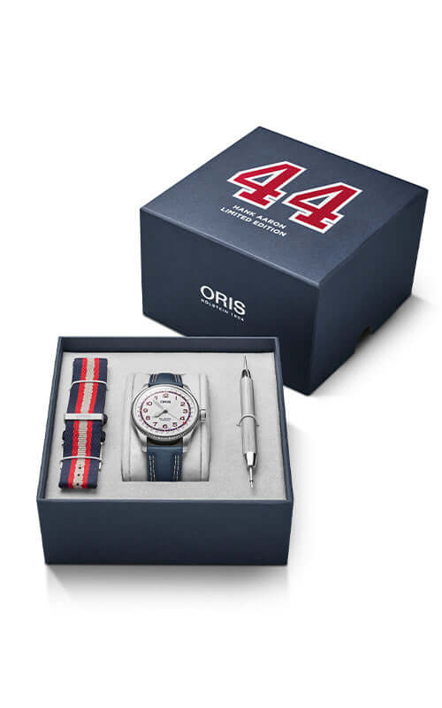 Oris Big Crown Pointer Date Hank Aaron Limited Edition 01 754 7785 4081-Set - Velora