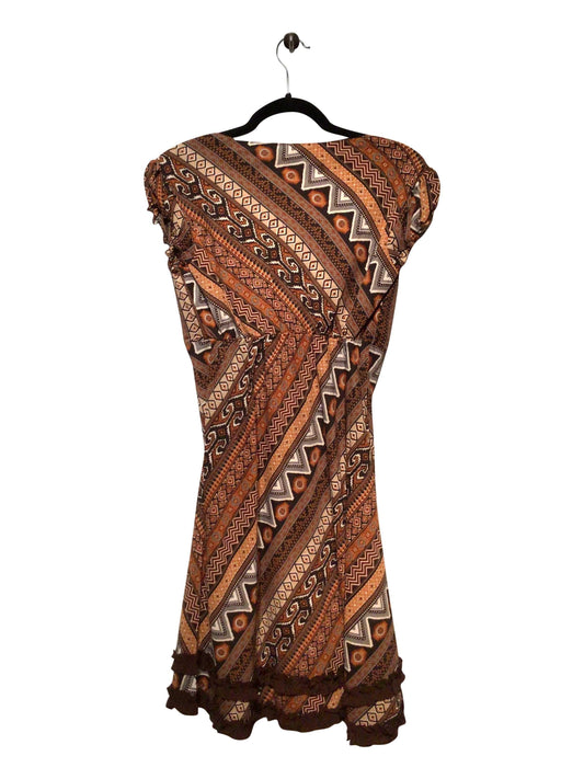 OULALA Regular fit Wrap Dress in Brown - S - Velora