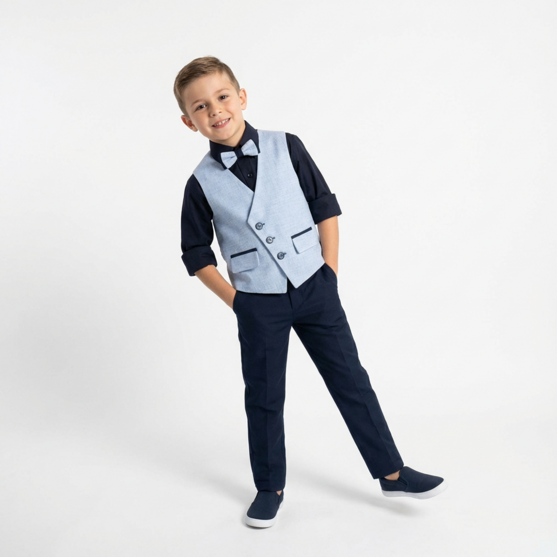 Ocean Gent Formal Vest Set - Velora Luxury Fashion
