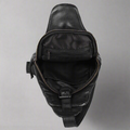 Off The Shoulder Leather Chest Backpack - Velora Luxury Fashion