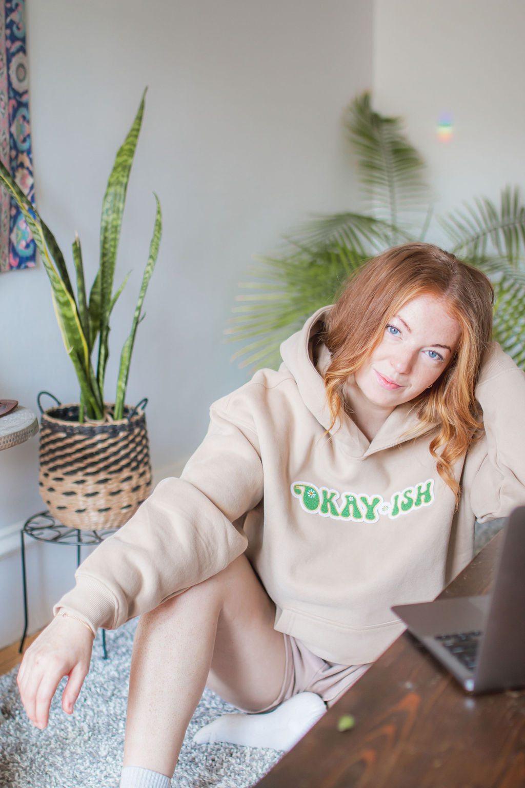 Okay-ish Hoodie - All the Feels Collection - Velora Luxury Fashion