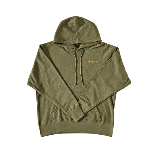 Olive Green Fitted Hoodie - Velora
