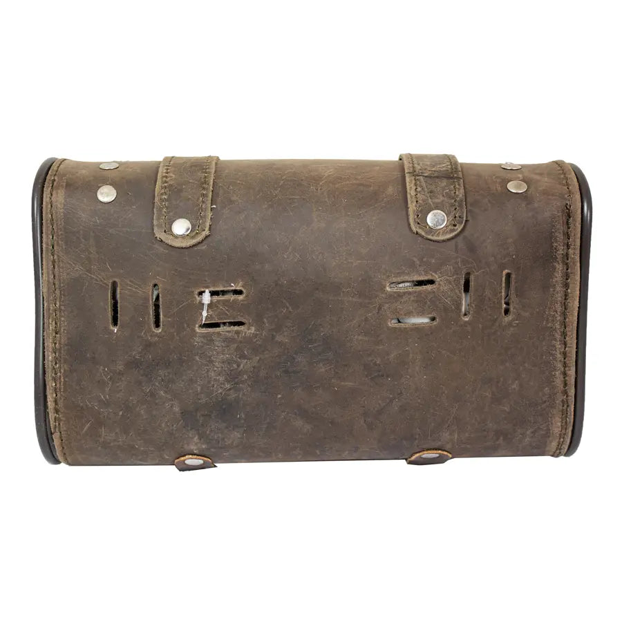 Open Road Distressed Leather Tool Bag - Velora Luxury Fashion