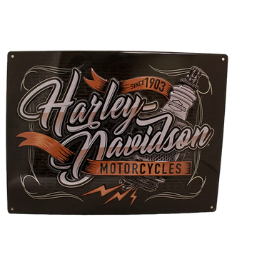 Open Road Harley David Spark Plug Sign - Velora Luxury Fashion