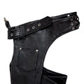 Open Road Heavy Duty Leather Chaps - Velora Luxury Fashion