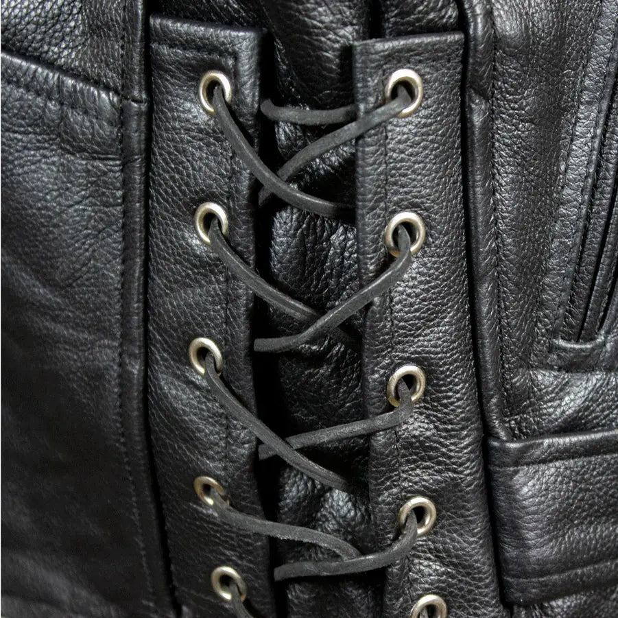 Open Road Men's Classic Leather Motorcycle Jacket - Velora Luxury Fashion