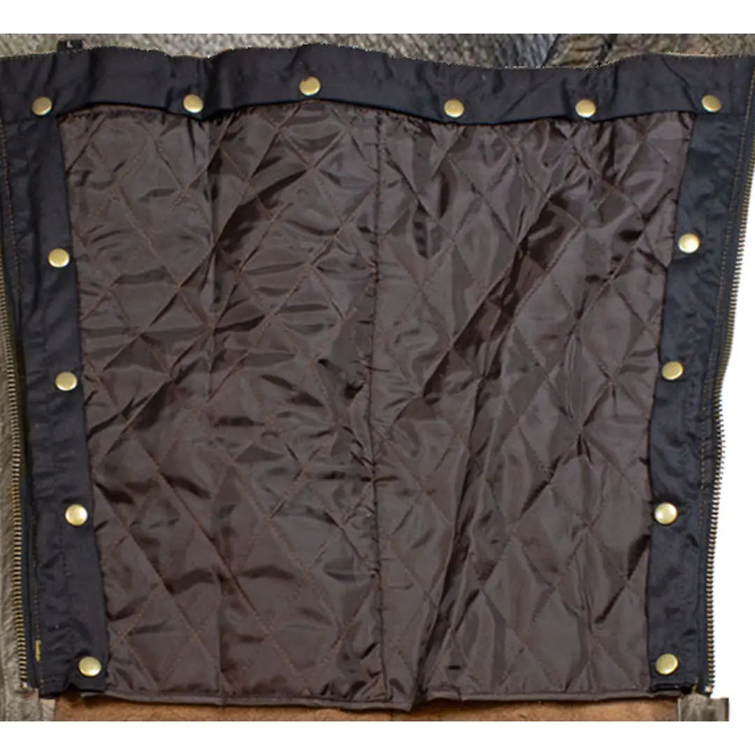 Open Road Men's Distressed Brown 4 Pocket Premium Leather Chaps - Velora Luxury Fashion