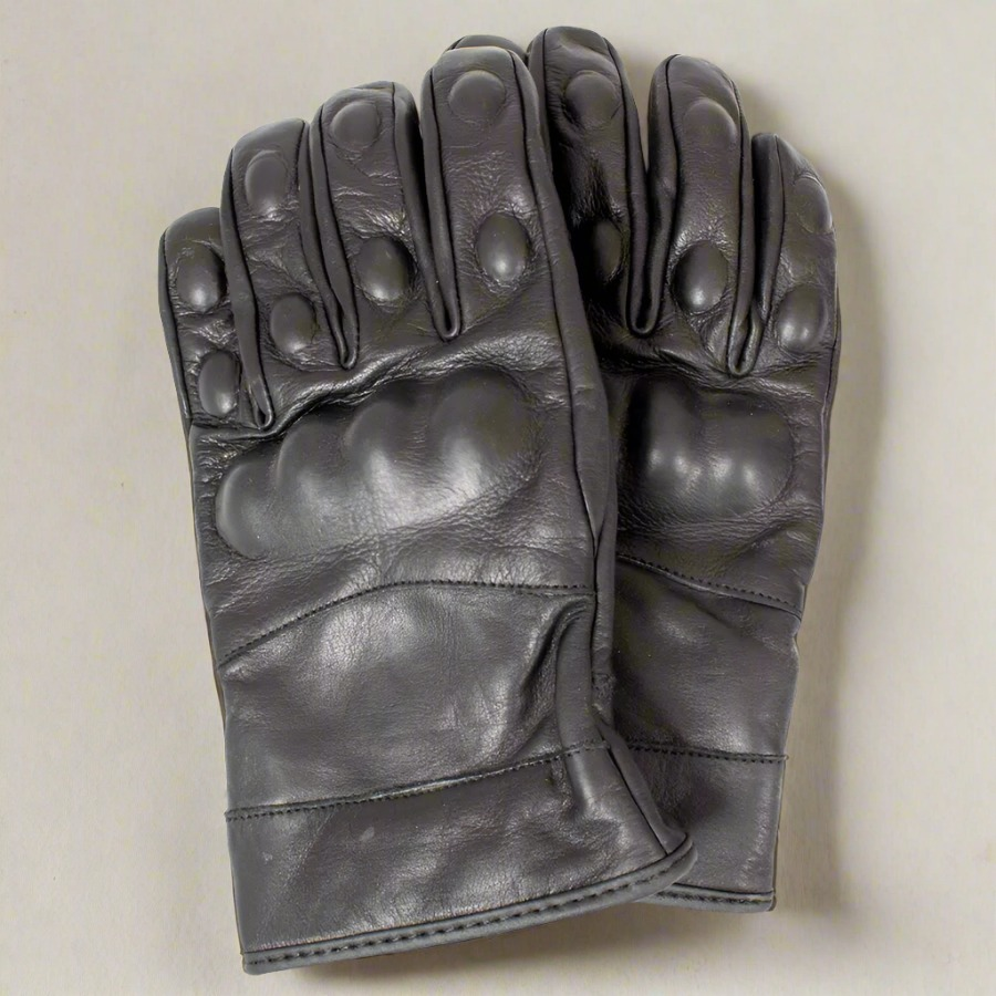 Open Road Men's Leather Kevlar Knuckle Motorcycle Gloves - Velora Luxury Fashion