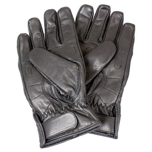 Open Road Men's Leather Kevlar Knuckle Motorcycle Gloves - Velora Luxury Fashion