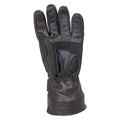 Open Road Men's Leather Motorcycle Gauntlet with Reflective Trim - Velora Luxury Fashion