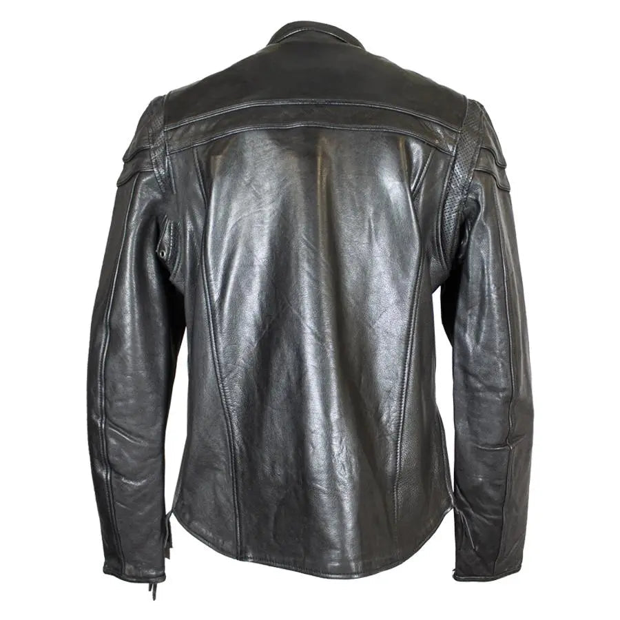 Open Road Men's Maverick Leather Motorcycle Jacket - Velora Luxury Fashion