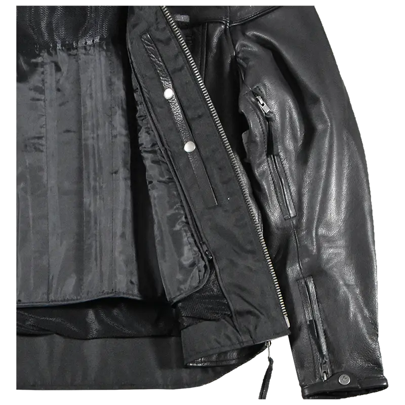 Open Road Men's Maverick Leather Motorcycle Jacket - Velora Luxury Fashion