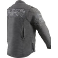 Open Road Men's Reflective Skull Cordura Motorcycle Jacket - Velora Luxury Fashion