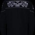 Open Road Men's Reflective Skull Cordura Motorcycle Jacket - Velora Luxury Fashion