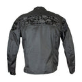 Open Road Men's Reflective Skull Textile Motorcycle Jacket - Velora Luxury Fashion