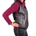 Open Road Women's Lace Side Leather Vest - Velora Luxury Fashion