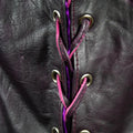 Open Road Women's Lace Side Leather Vest - Velora Luxury Fashion
