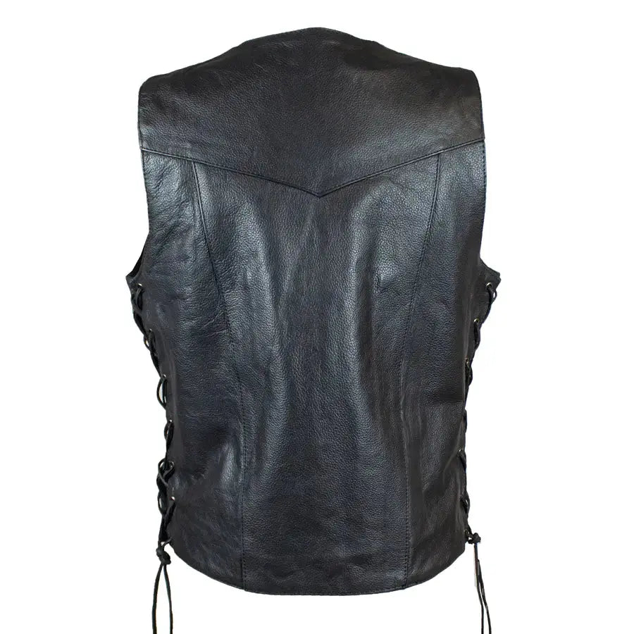Open Road Women's Leather Vest - Velora Luxury Fashion