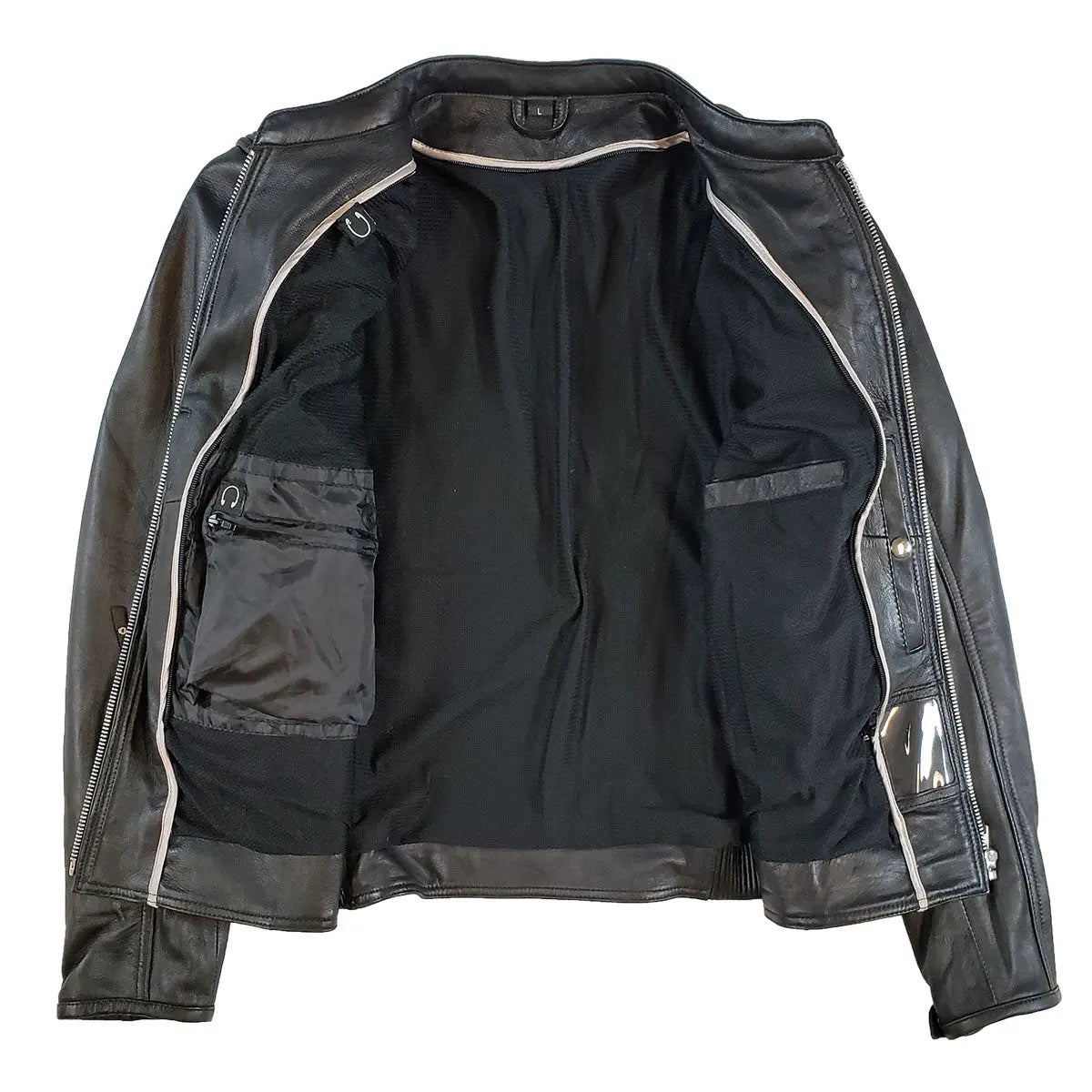 Open Road Women's Racer Leather Motorcycle Jacket - Velora Luxury Fashion