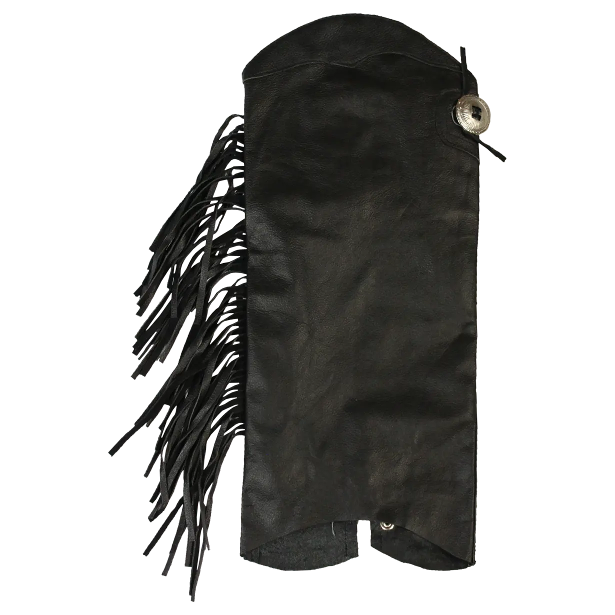 Open Road Women's Side Fringe Leather Half Chaps - Velora Luxury Fashion