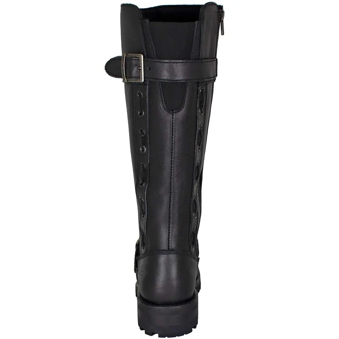Open Road Women's Tall Motorcycle Boots - Velora Luxury Fashion