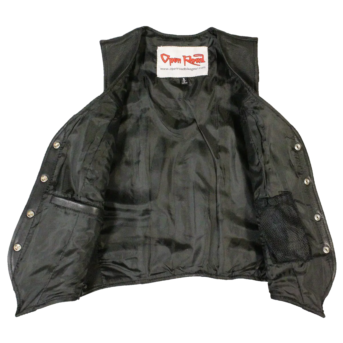 Open Road Women's Western Style Leather Vest - Velora Luxury Fashion