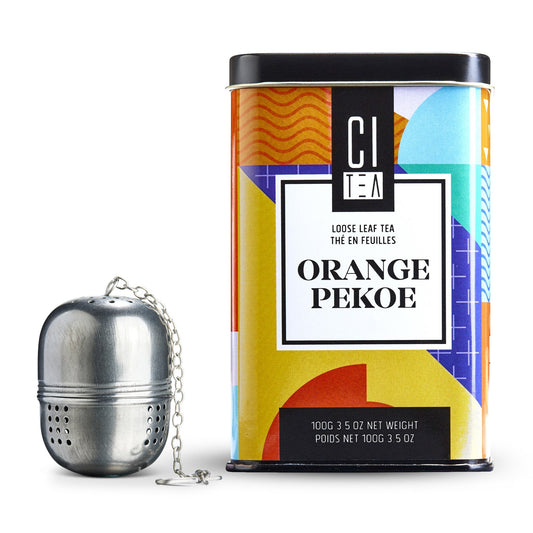Orange Pekoe Loose Leaf Tea with Teaball - Velora Luxury Fashion