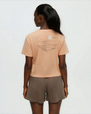 Wild Rose Lake Crop T-Shirt