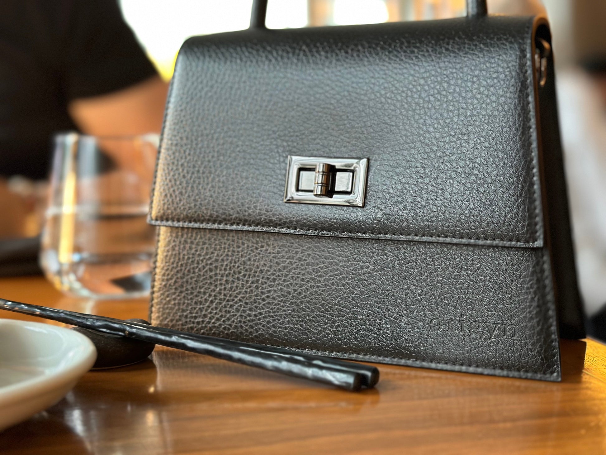 Origyn 03 - Plant-Based Vegan Leather Kelly Bag - Made with Plastic-Free MIRUM® - Velora Luxury Fashion