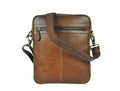 Ottawa Leather Crossbody Messenger Bag -  Brown - Velora Luxury Fashion