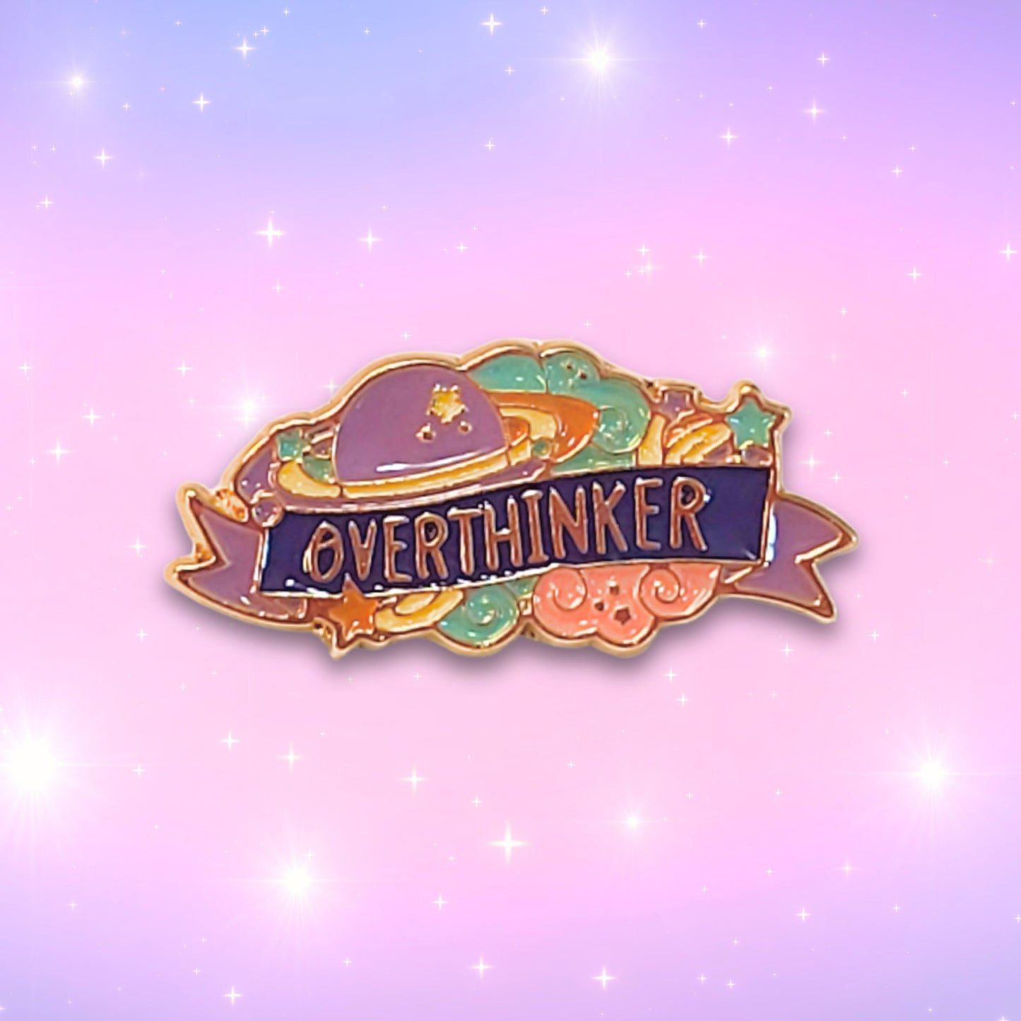 Overthinker | Collectible Pin - Velora Luxury Fashion