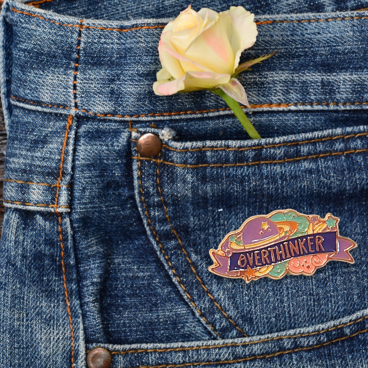 Overthinker | Collectible Pin - Velora