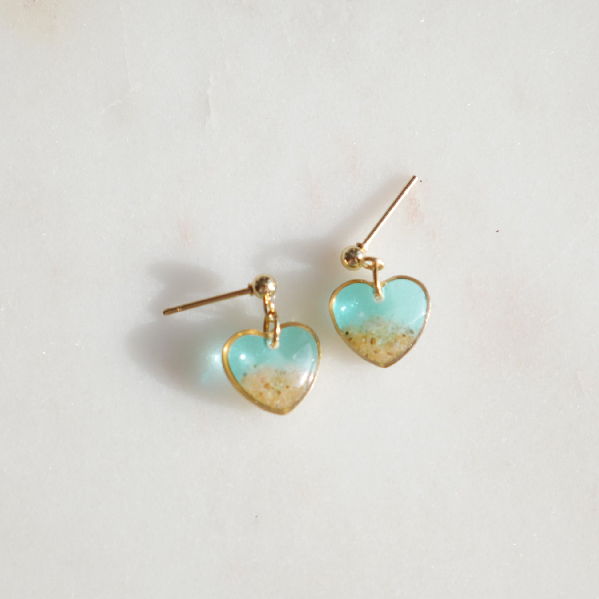 Boucles d'oreilles Tulum - coeur - Velora