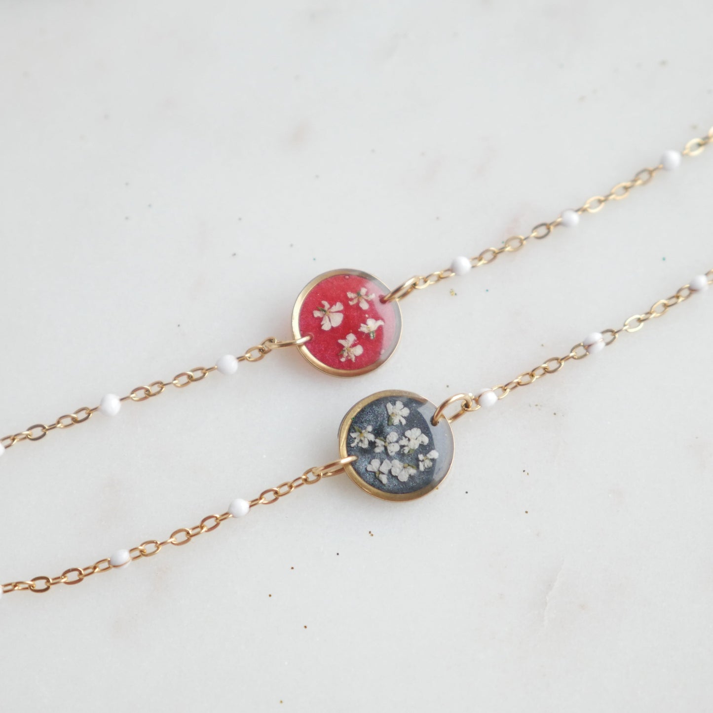 Bracelet Céleste - fleurs de carotte - mini - Velora