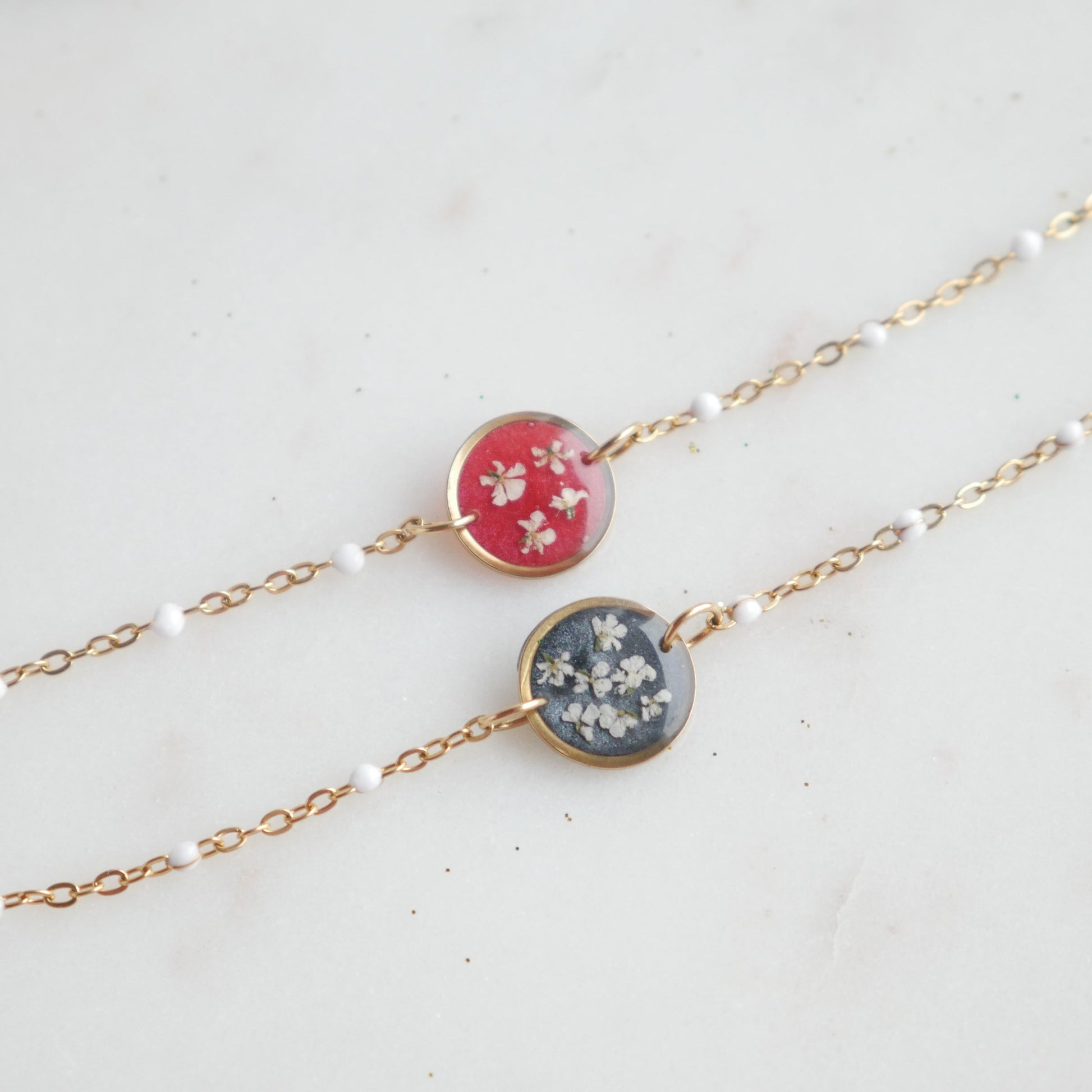 Bracelet Céleste - fleurs de carotte - mini - Velora