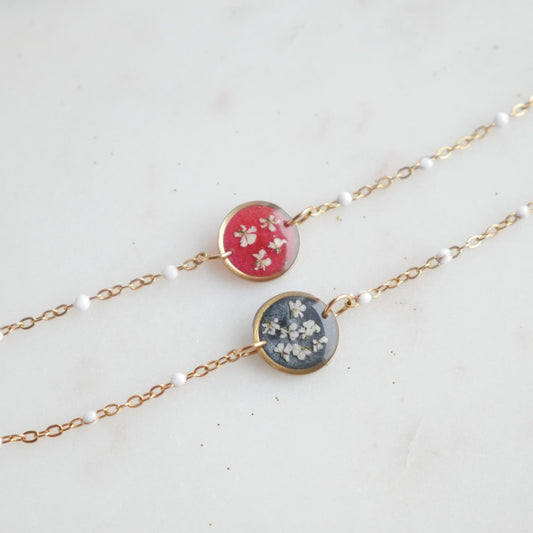 Bracelet Céleste - fleurs de carotte - mini - Velora