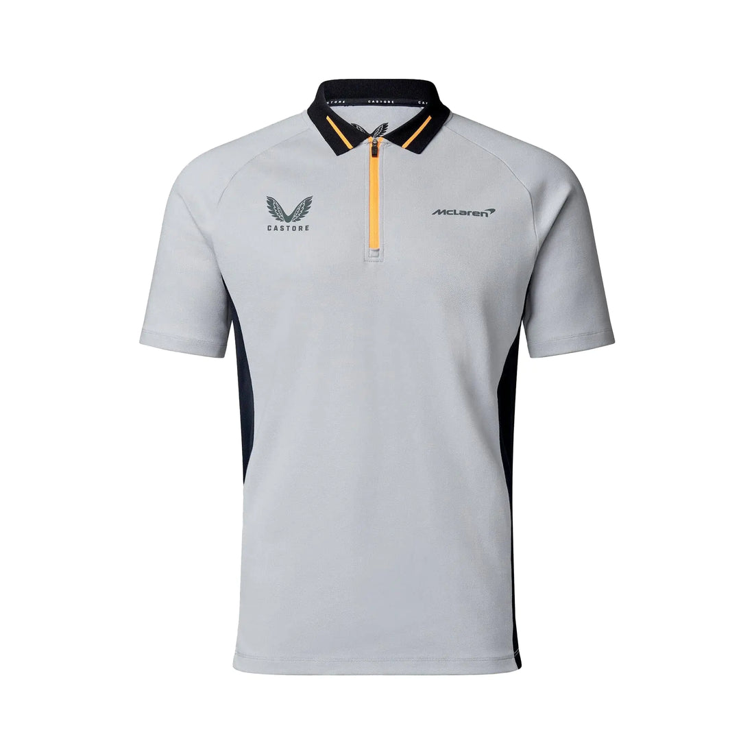 McLaren F1 Mens Performance Polo Shirt Light Grey
