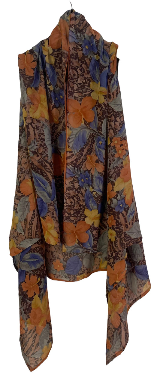PRG6342 Sheer Avatar Pure Silk Versatile Vest - Velora