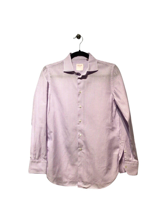 PINK Regular fit Button-down Top in Purple - 8 - Velora
