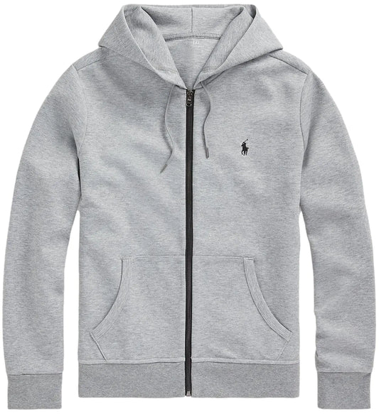 POLO RALPH LAUREN Double Knit Tech Fleece Hoodie - XXL - AshGrey - Velora Luxury Fashion
