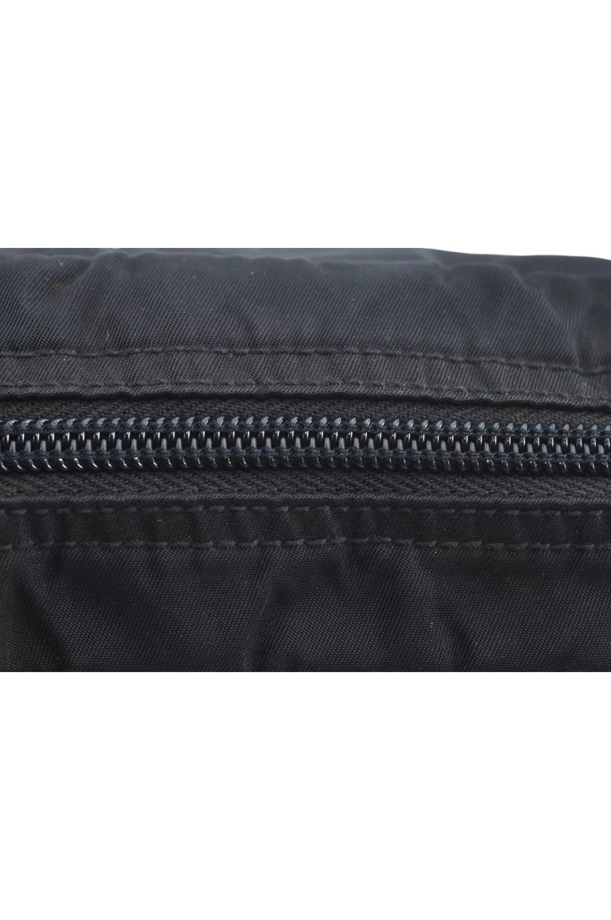 PRADA Nylon Leather Pouch Purse Black 3978K - Velora Luxury Fashion
