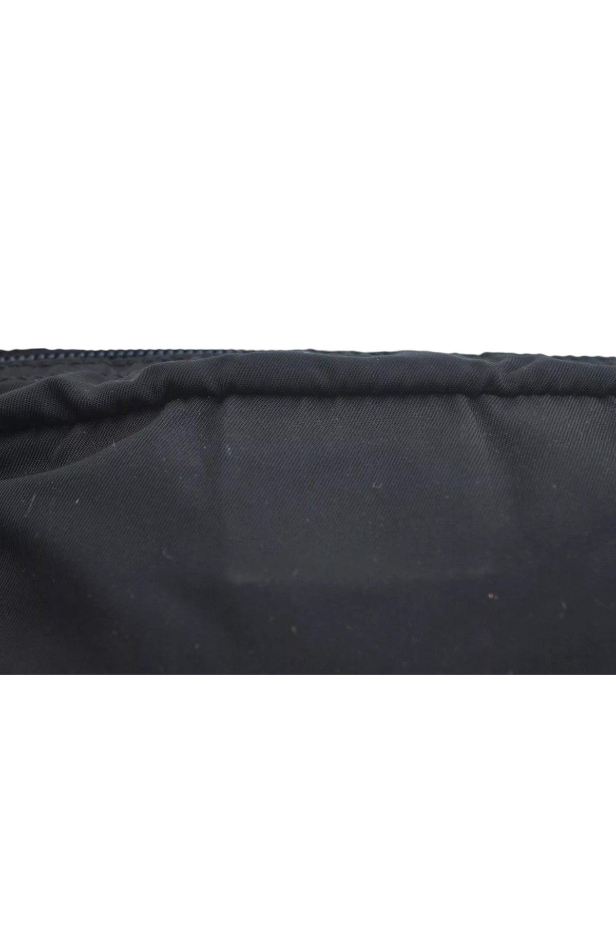 PRADA Nylon Leather Pouch Purse Black 3978K - Velora Luxury Fashion