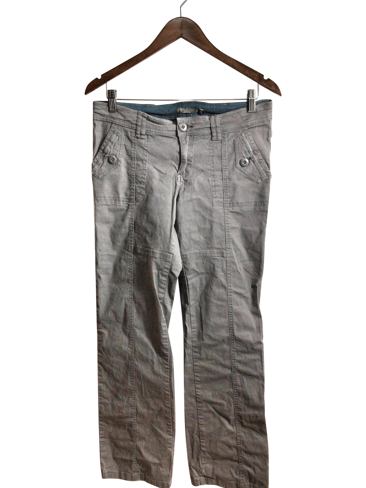 PRANA Women Straight-Legged Jeans Regular fit in Gray - 8 - Velora Luxury Fashion