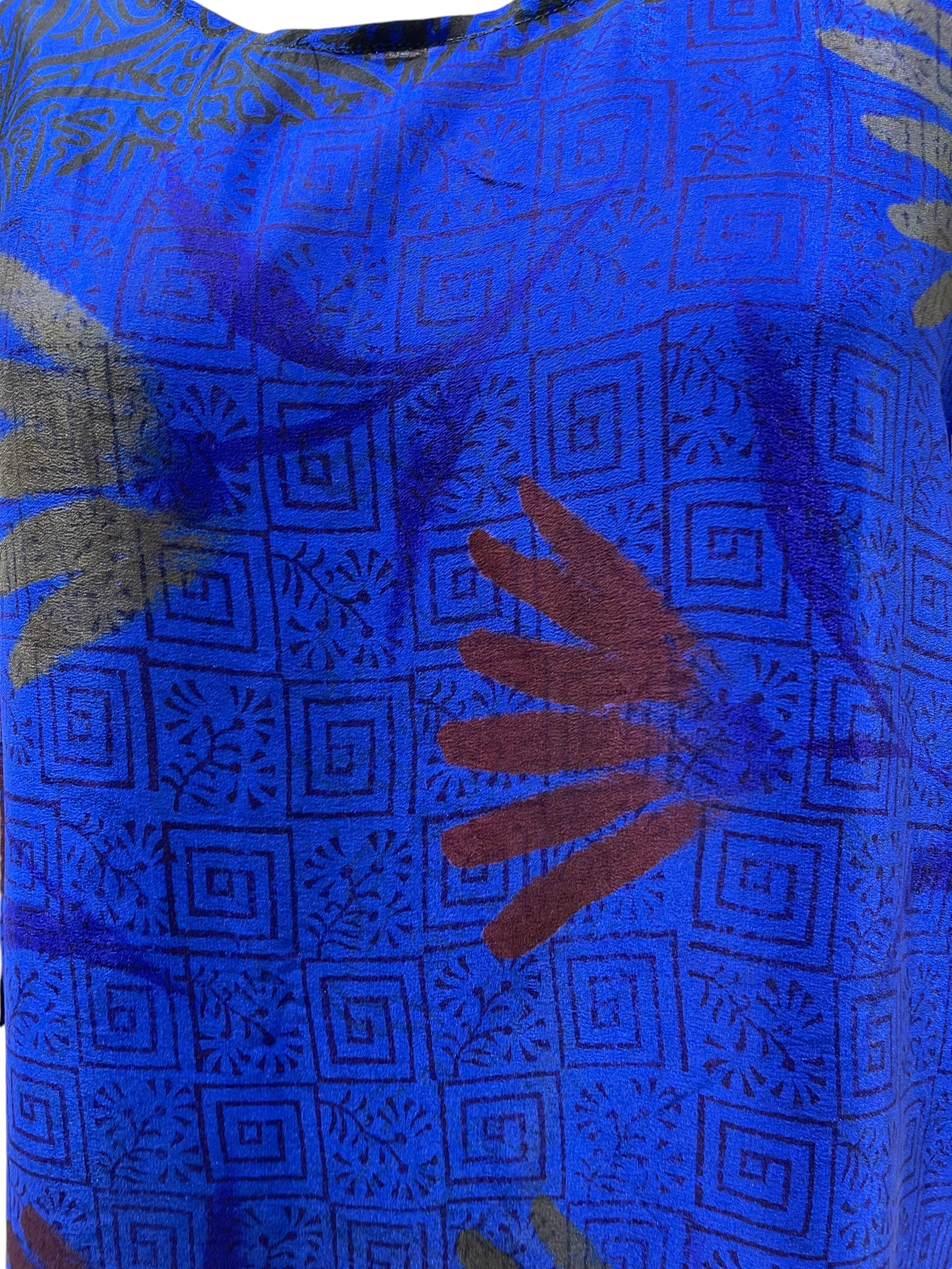 PRC5485 Avatar Pure Silk Self Pocket Tunic Dress - Velora Luxury Fashion