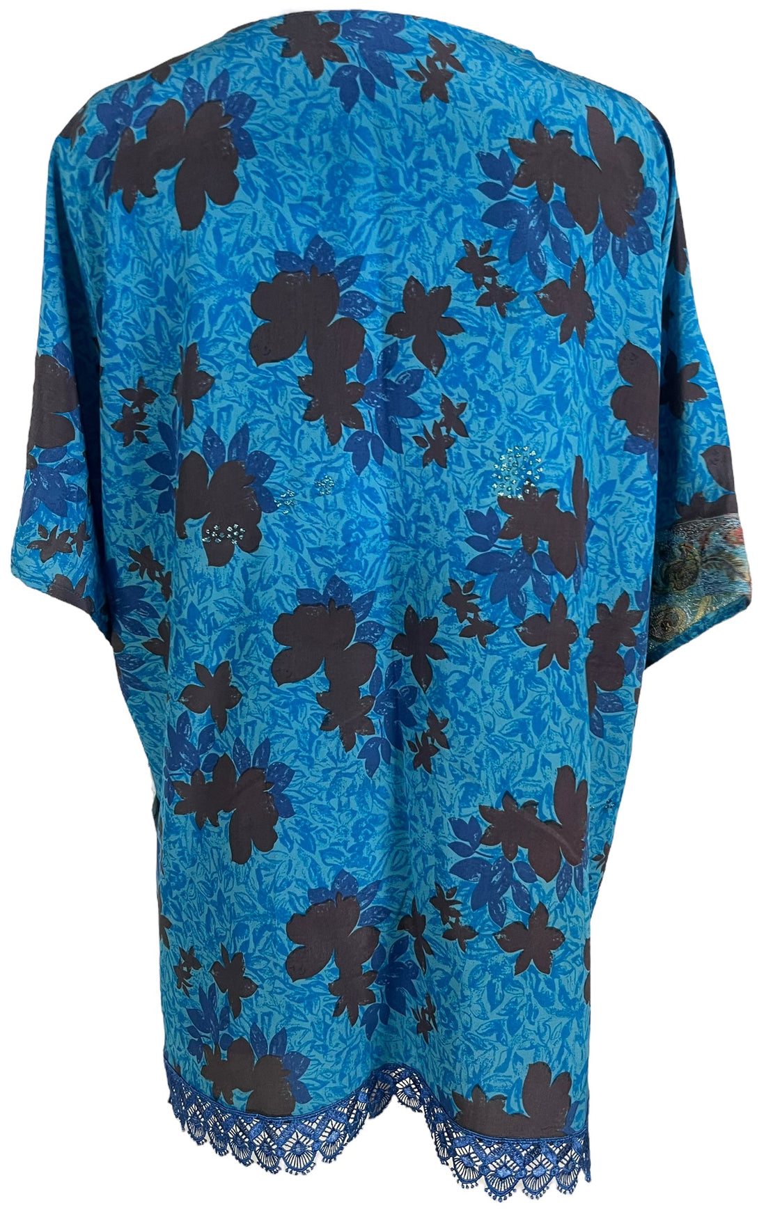 PRC5940 Avatar Pure Silk Kimono-Sleeved Jacket with Belt - Velora Luxury Fashion